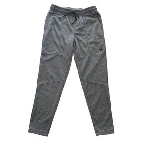 SPYDER Men's Sz M  ProW B Gray Jogger Sweatpants Stretch Pull On Pockets